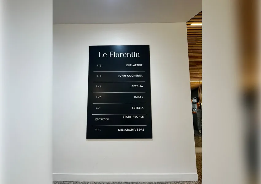 Signalétique intérieure